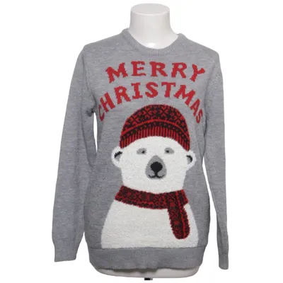 Julesweater (Grå, Rød, Hvid) fra Merry Christmas