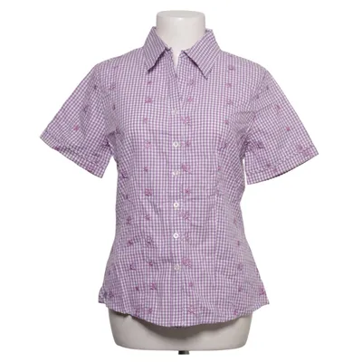 Chemise à manches courtes (Violet, Blanc) de Hammerschmid Coton