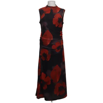 Maxi jurk (Zwart, Rood) Elastaan, Polyester
