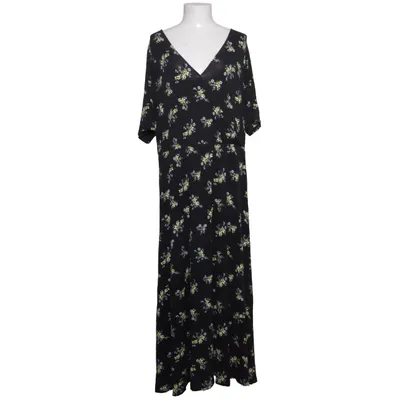 Maxikjole (Sort, Gul, Blå) fra BPC Bonprix Collection Elastan, Viscose