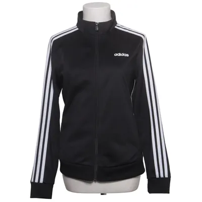 Träningsjacka (Svart, Vit) från Adidas Återvunnen polyester