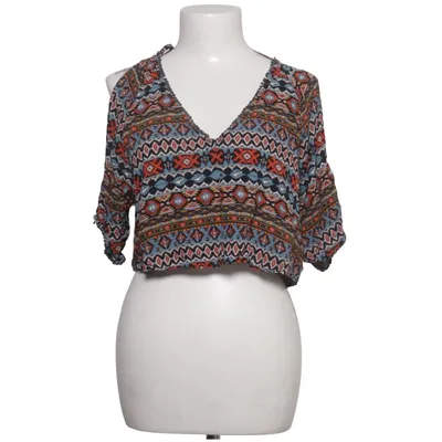 Halterneck top (Blå, Orange, Flerfarvet) fra Nunui Viscose
