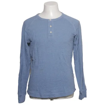 Henley T-shirt (Blå) fra East West Bomuld, Polyester