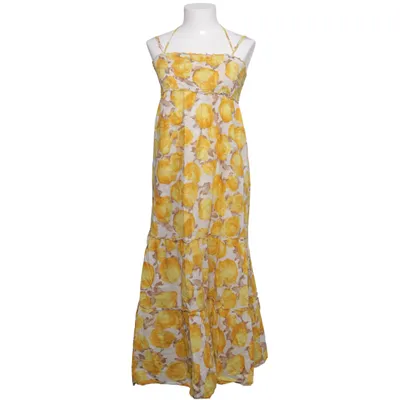 Maxi dress (Yellow, White, Brown) from Preen