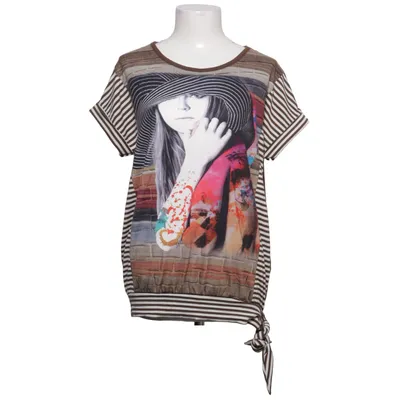Top (Bruin, Wit, Meerkleurig) van Geisha Elastaan, Polyester, Viscose