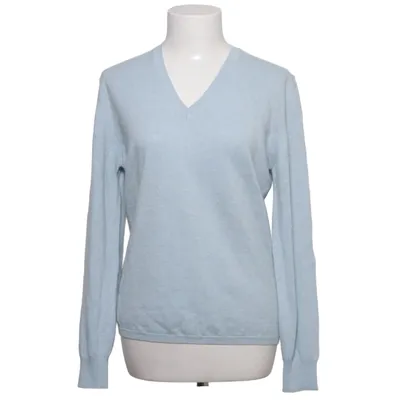 Pullover (Blå) fra Cashmere Kashmir, Merinould, Polyamid, Viscose