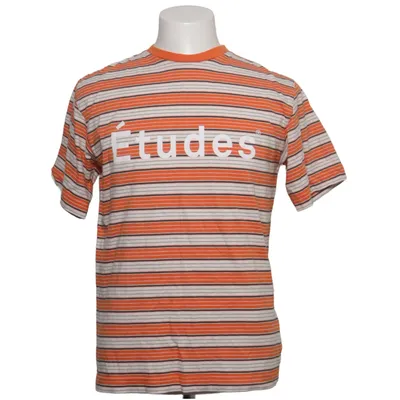T-shirt (Orange, White, Brown) from Êtudes Cotton
