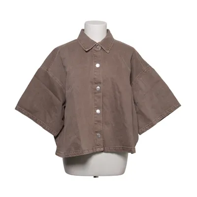 Short sleeve shirt (Brown) from KappAhl Cotton