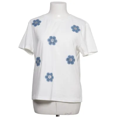 T-shirt (Blanc, Bleu) de Ontwelfth Coton, Élasthane, Polyester