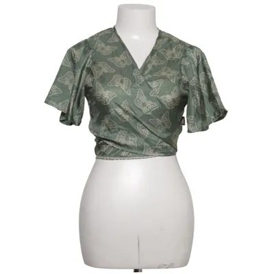Wrap top (Green) from Jungle Cotton