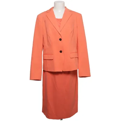 Jakkesæt med nederdel (Orange) fra Laurèl Bomuld, Elastan, Viscose