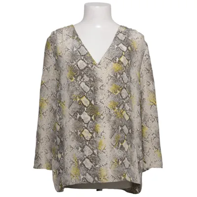 Blouse (Gris, Jaune, Multicolore) de Toupy Soie