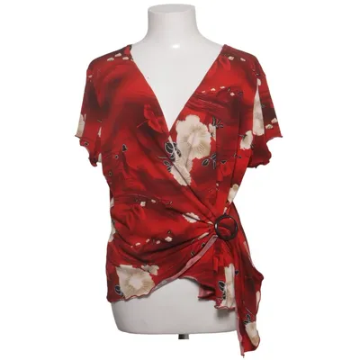 Top (Rød, Flerfarvet) fra Saloos Elastan, Polyester