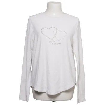 T-shirt à manches longues (Blanc) de Jolinesse Coton, Polyester