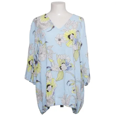 Top (Blue, Yellow, Multicolored) from Zizzi Viscose