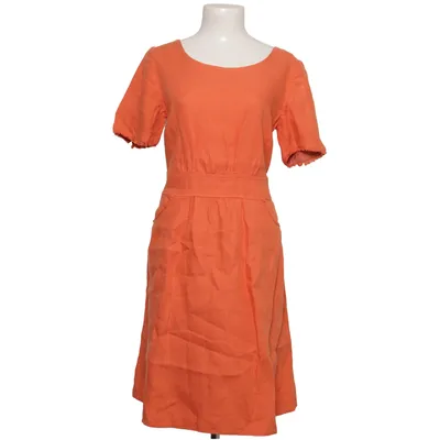 Jurk (Oranje) van Åhléns Acetaat, Linnen