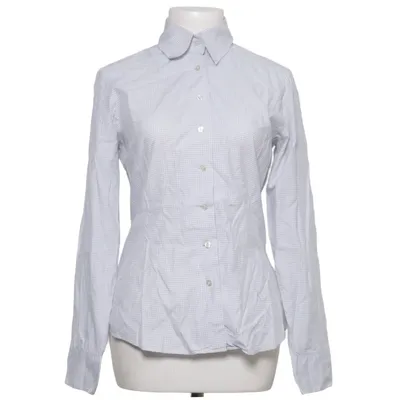 Shirt (Wit, Blauw) van Emanuel Berg Katoen