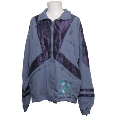 Jacke (Blau, Lila) von Alex Athletics Baumwolle, Polyamid, Polyester, Viskose