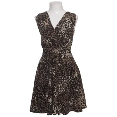 Dress (Brown, Black) from Mela London Elastane, Polyester