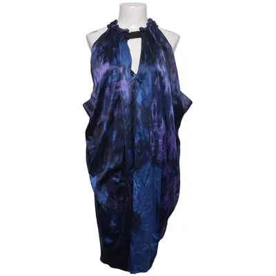 Kleid (Blau, Lila, Schwarz) von Elie Tahari Seide