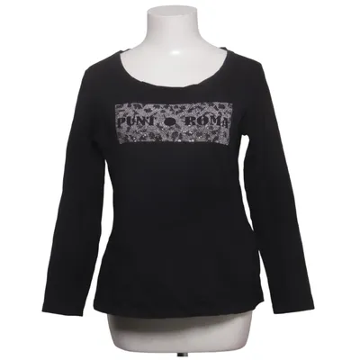Långärmad t-shirt (Svart) från Punt Roma Bomull, Elastan