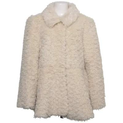 Jack (Rounded Sleeve Faux Fur Jacket) van NA-KD Polyester