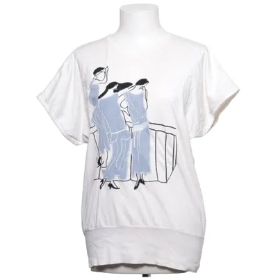 T-shirt (Vit, Blå, Svart) från Merkantil Ull