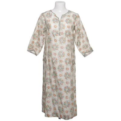 Tunika (Beige, Flerfärgad) från Fabindia Bomull, Silke