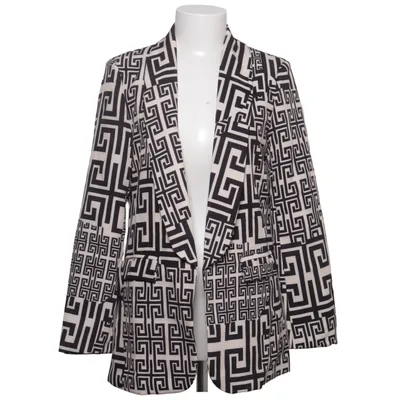 Blazer (Sort, Beige) fra Cream Elastan, Polyester
