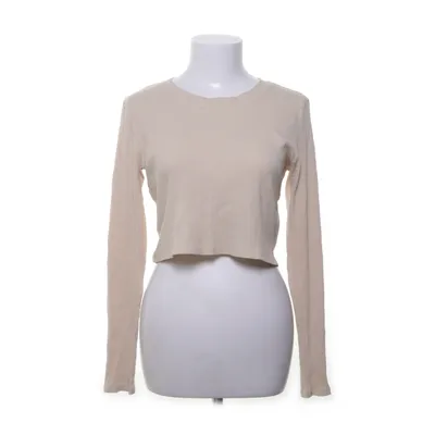Långärmad t-shirt (Beige) från Monki Bomull, Elastan