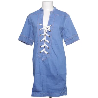 Denim jurk (Blauw) van Suiteblanco Katoen, Elastaan