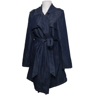 Trenchcoat (Blau) von M&S Collection Baumwolle, Lyocell, Polyester