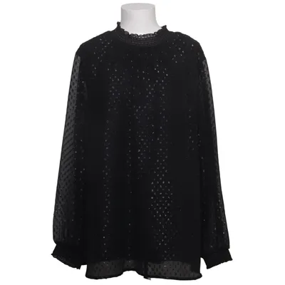 Blouse (Black, Silver) from Isolde Polyester
