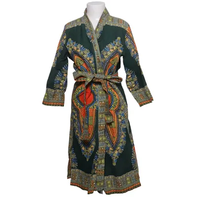 Kaftan (Grön, Flerfärgad)