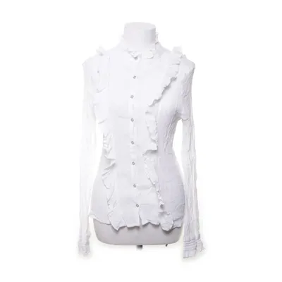 Blus (Vit) från CoCouture Viskos, Polyamid