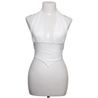 Halternecktopp (Vit) från The Kript Elastan, Polyester