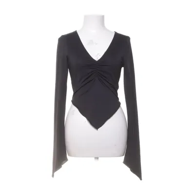 Crop top (Zwart) van Nelly Elastaan, Polyester