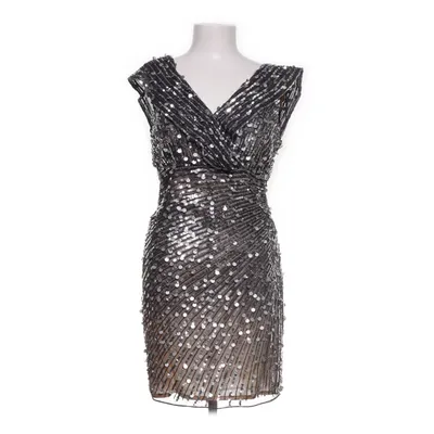Cocktailklänning (Silverfärgad, Svart) från Mac Duggal Polyamid, Polyester