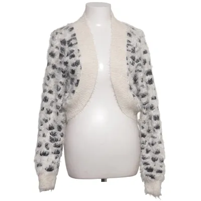 Cardigan (White, Black) from Zizzi Acrylic, Polyamide