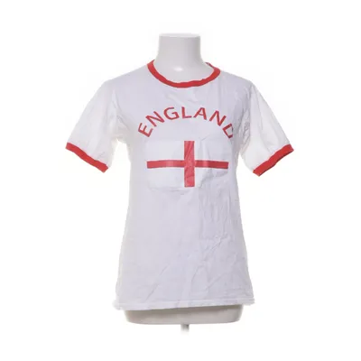T-shirt (Rood, Wit) van Fruit of the Loom Katoen