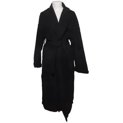 Coat (Black) from Mioni Polyester, Wool