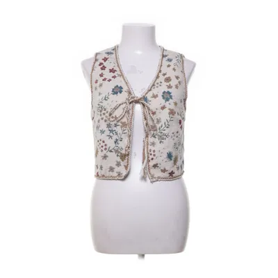 Vest (Beige, Flerfarvet) fra Shein Polyester, Viscose
