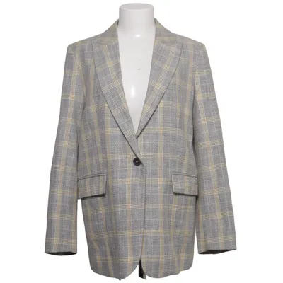 Blazer (Grijs, Geel) van Mango Suit Katoen, Polyester, Viscose