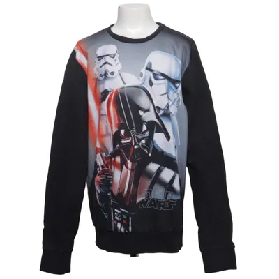 Collegetröja (Svart, Flerfärgad) från Star Wars Bomull, Polyester