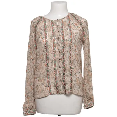 Blouse (Beige, Groen, Bruin) van Meisïe Gerecycled polyester