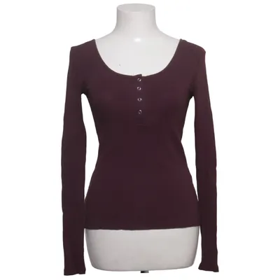 Henley shirt (Lila) van Pieces Organisch katoen