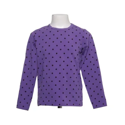 Long sleeve T-shirt (Purple, Black) from Mini Rodini Cotton, Elastane