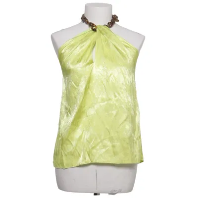 Neckholder Top (Gelb) von River Island Polyester, Viskose