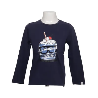 Långärmad t-shirt (Blå) från Billybandit Bomull, Polyuretan