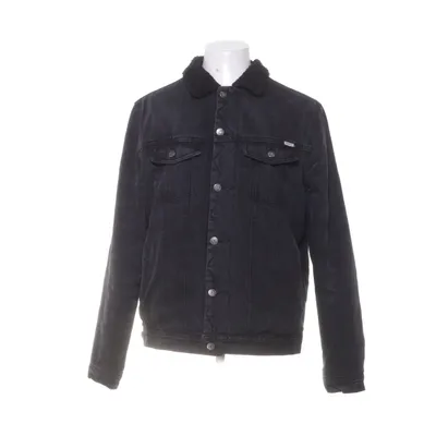 Fodrad jeansjacka (Svart) från Emmett Bomull, Polyester